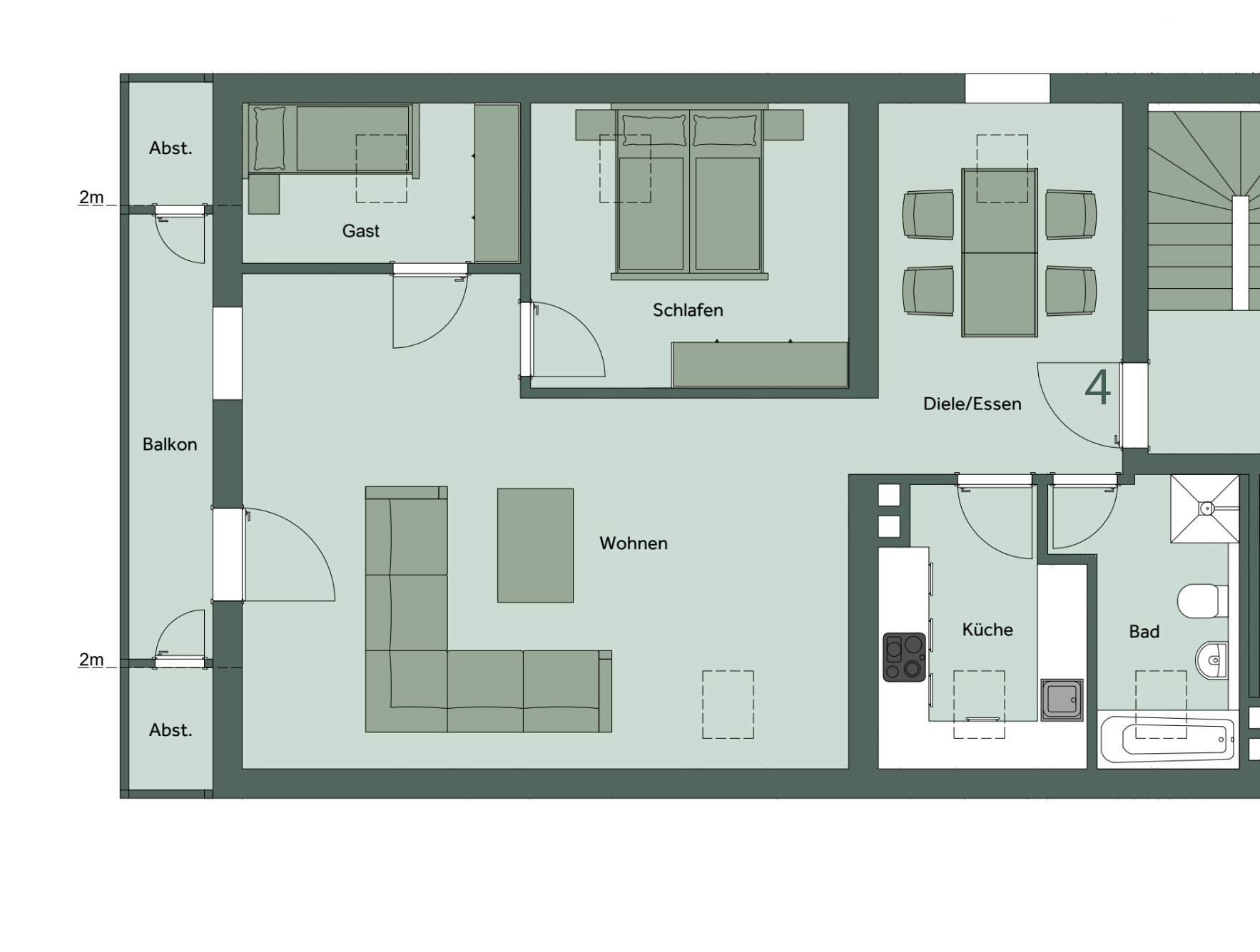 Wohnung zum Kauf 580.000 € 3 Zimmer 73,7 m²<br/>Wohnfläche EG<br/>Geschoss Trinis Rottach-Egern 83700