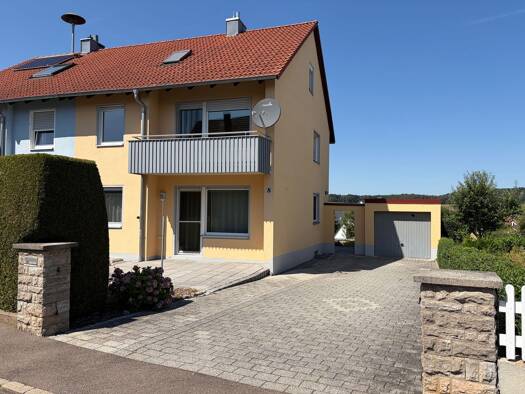 Doppelhaushälfte zum Kauf provisionsfrei 339.000 € 4 Zimmer 114 m² 459 m² Grundstück frei ab sofort Landsknechtstraße 8 Oberdachstetten Oberdachstetten 91617