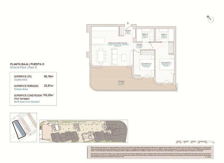 Wohnung zum Kauf provisionsfrei 318.500 € 3 Zimmer 79 m² Calle del Agua Villajoyosa 03570