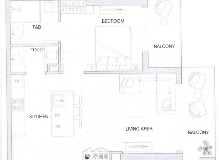 Wohnung zum Kauf provisionsfrei 193.206 € 2 Zimmer 63,4 m²