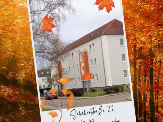 Wohnung zur Miete 378 € 3 Zimmer 62,8 m² 1. Geschoss frei ab 01.01.2026 Schillerstraße 22 Krumpa Braunsbedra 06242