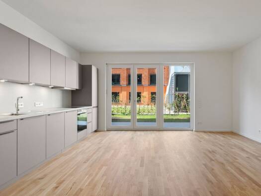 Terrassenwohnung zur Miete - Erstbezug 2.239 € 3 Zimmer 88,6 m² EG frei ab 01.09.2026 Pufendorfstraße 3 A Friedrichshain Friedrichshain-Kreuzberg 10249