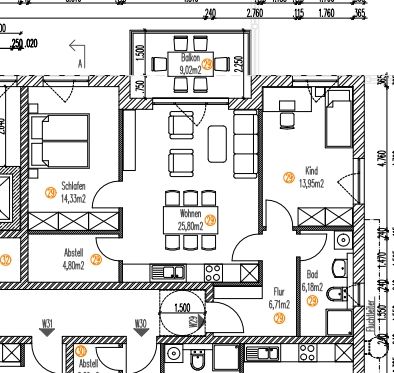 Wohnung zum Kauf provisionsfrei 415.000 € 3 Zimmer 76,3 m²<br/>Wohnfläche 2.<br/>Geschoss Gewerbestraße 15 Mettenheim-Hart Mettenheim 84562