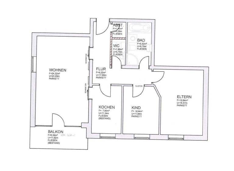 Wohnung zum Kauf 350.000 € 3 Zimmer 77,7 m² Haidenhof-Nord Passau 94036