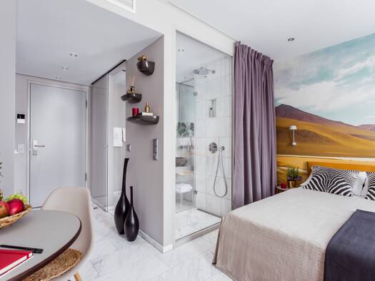 Wohnung zur Miete auf Zeit 1.800 € 1 Zimmer 21 m² frei ab sofort Gutleutviertel Frankfurt am Main 60327