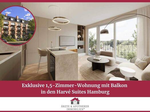 Wohnung zum Kauf 469.000 € 1,5 Zimmer 33,1 m² Harvestehude Eimsbüttel 20144