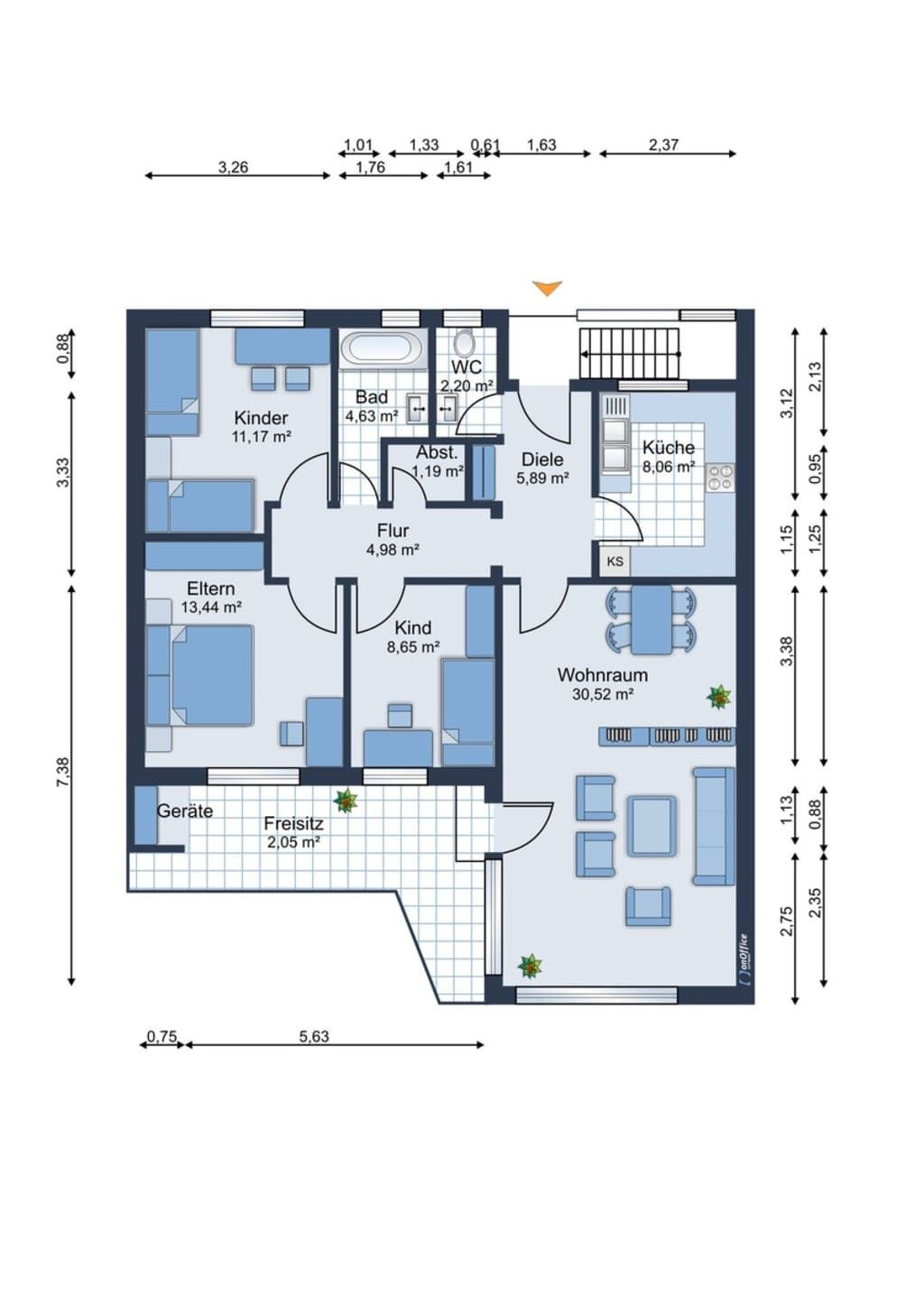 Wohnung zur Miete Wohnen auf Zeit 3.100 € 6 Zimmer 90 m²<br/>Wohnfläche 02.03.2025<br/>Verfügbarkeit Stegerwaldstrasse Vogelsang Neuss 41462