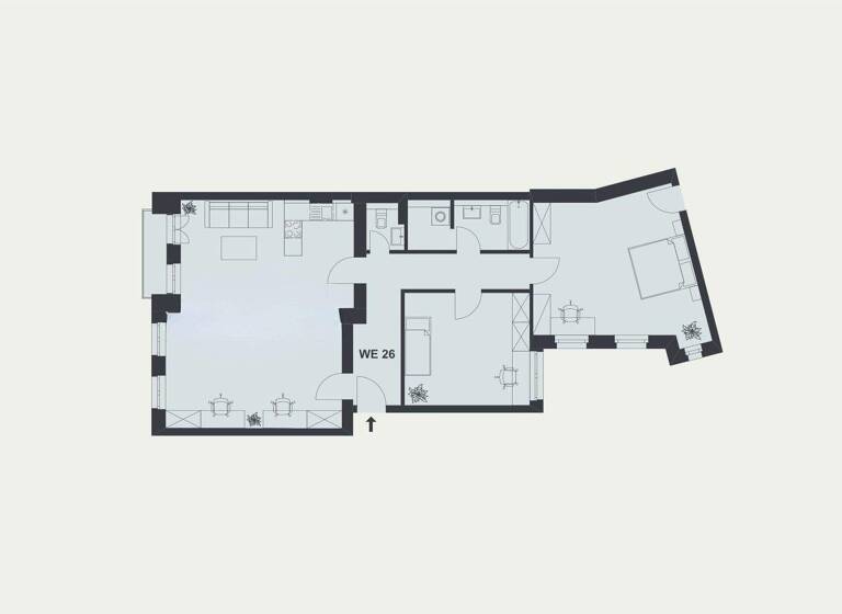 Wohnung zum Kauf provisionsfrei 595.000 € 3 Zimmer 110,4 m² 2. Geschoss Berliner Allee 253 Weißensee Berlin 13088