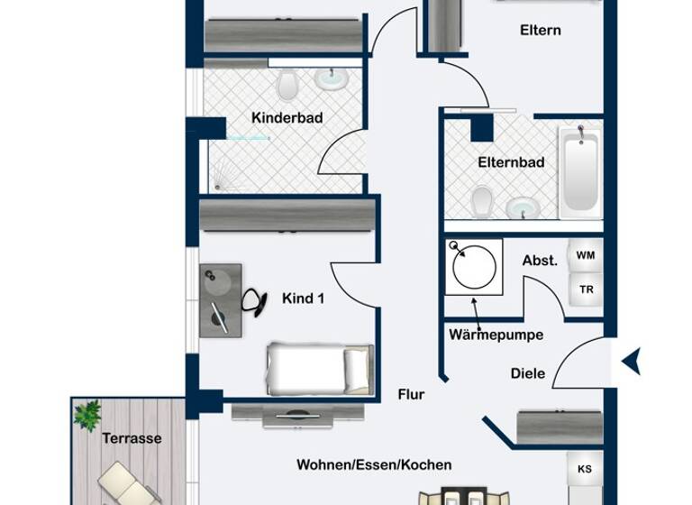 Wohnung zum Kauf 470.000 € 4 Zimmer 116 m² Hainstadt Hainburg 63512