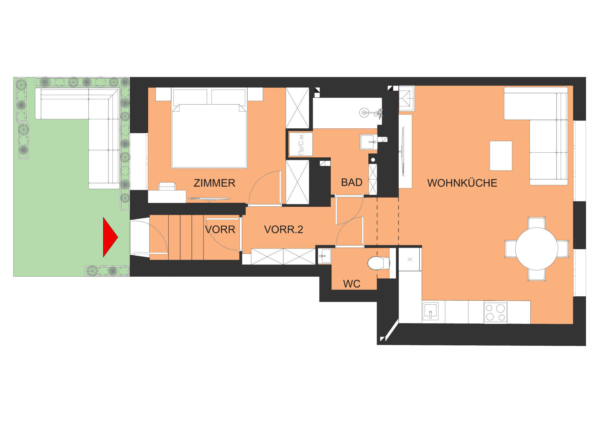 Wohnung zum Kauf provisionsfrei 398.000 € 2 Zimmer 52 m²<br/>Wohnfläche Wien 1020