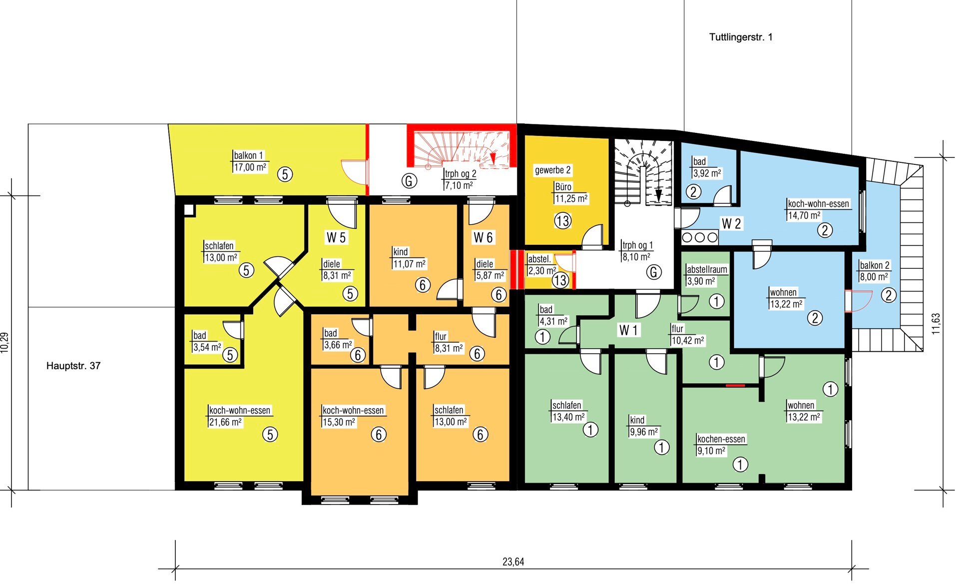 Wohnung zum Kauf provisionsfrei als Kapitalanlage geeignet 219.000 € 3 Zimmer 57,2 m²<br/>Wohnfläche Hauptstr. 39 Stockach Stockach 78333