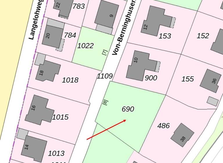Grundstück zum Kauf 910 m² Grundstück Von-Berninghusen-Straße 8 Meschede 59872