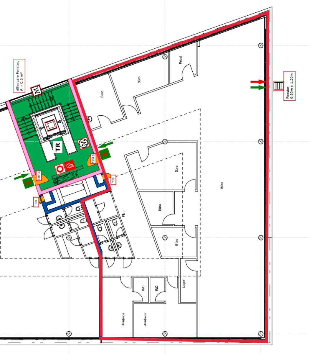 Praxis zur Miete provisionsfrei 7 € 350 m²<br/>Bürofläche ab 350 m²<br/>Teilbarkeit Innenstadt Witten 58452