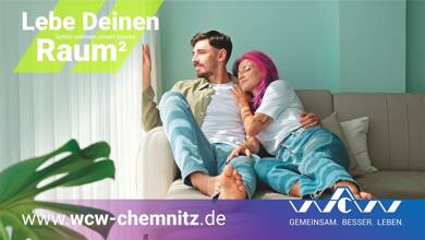 Wohnung zur Miete 336 € 3 Zimmer 59 m² 1. Geschoss Hertzstraße 9 Siegmar 850 Chemnitz 09117