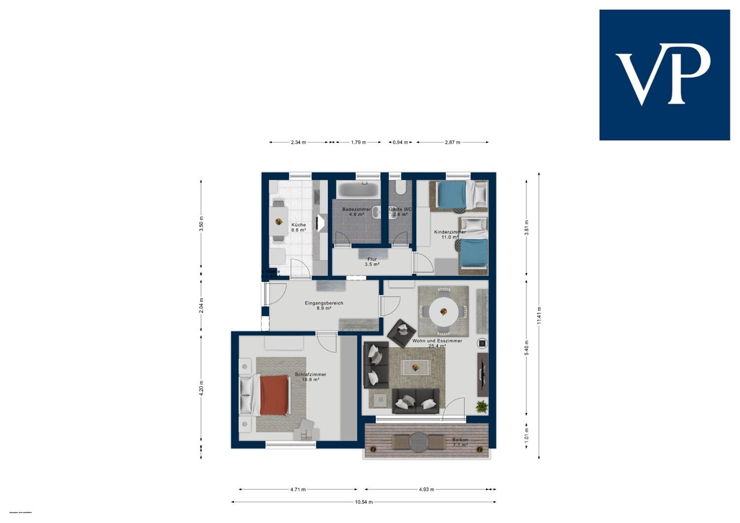 Wohnung zum Kauf 140.000 € 3 Zimmer 78 m²<br/>Wohnfläche 2.<br/>Geschoss Alzey Alzey 55232