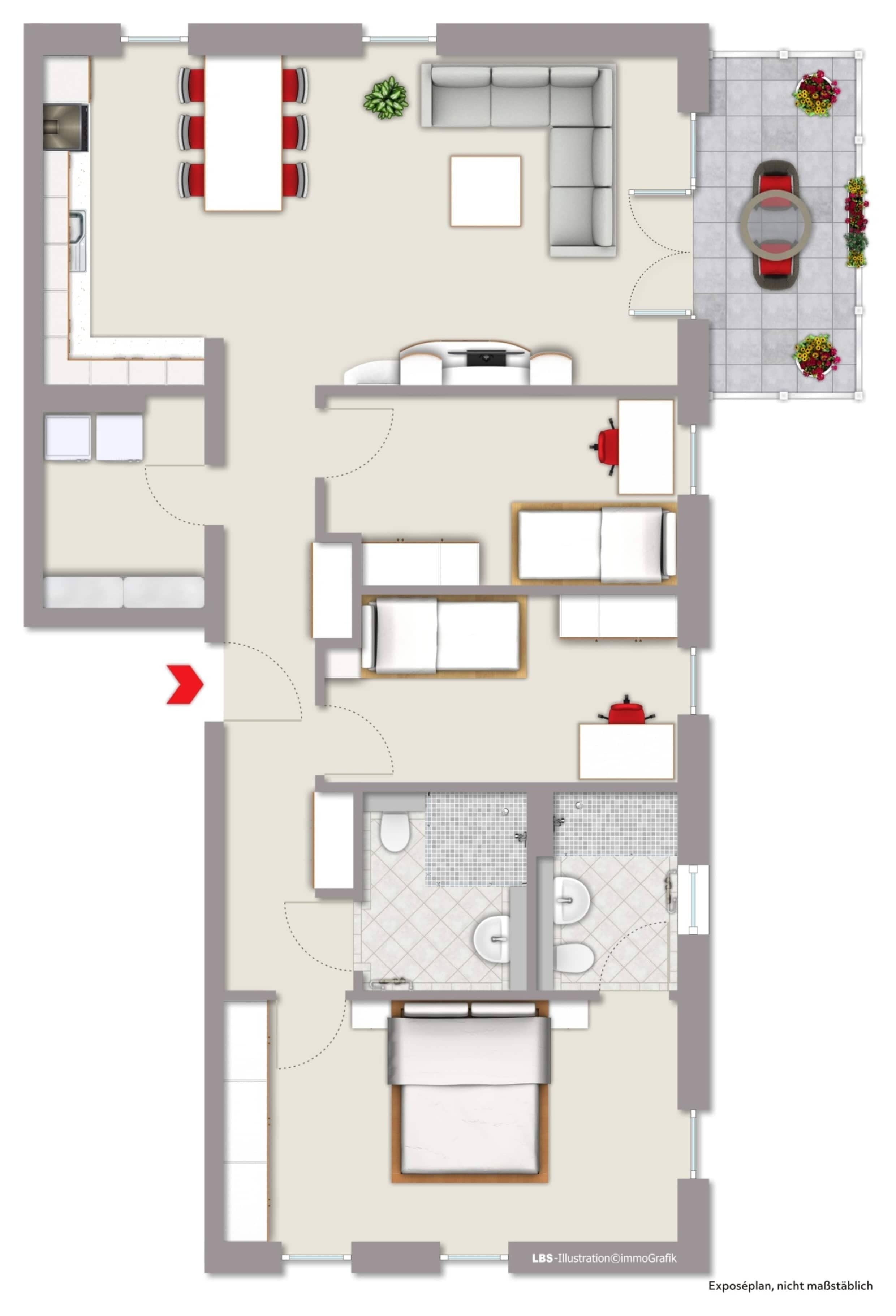 Wohnung zum Kauf provisionsfrei 526.513 € 4 Zimmer 104,3 m²<br/>Wohnfläche 2.<br/>Geschoss Zeesen Königs Wusterhausen 15711