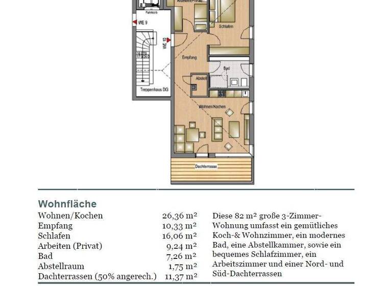 Wohnung zum Kauf provisionsfrei 980.000 € 3 Zimmer 82 m² 2. Geschoss frei ab sofort Gartenstadtstraße Trudering-Riem München 81825