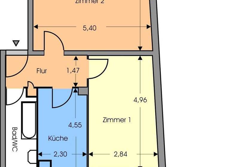 Wohnung zum Kauf 159.000 € 2 Zimmer 64,2 m² EG Reinickendorf Berlin 13407