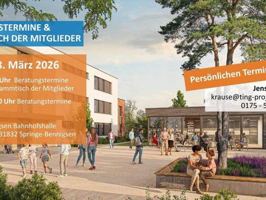 Wohnung zum Kauf - Neubau provisionsfrei 77.500 € 3 Zimmer 73,9 m² 1. Geschoss Bennigsen Springe 31832