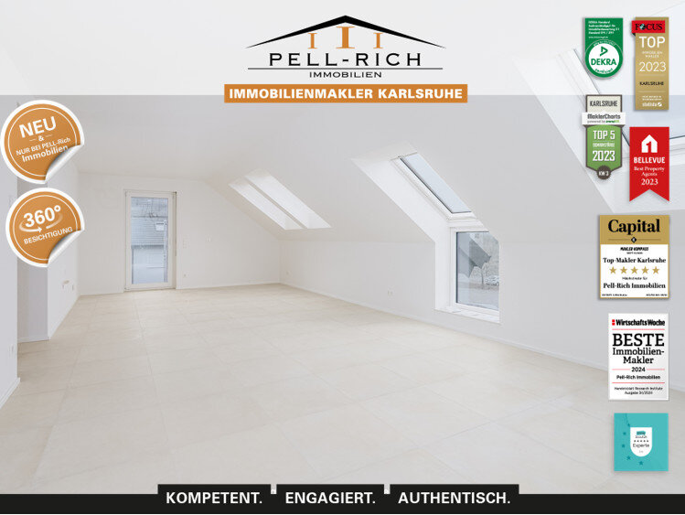 Wohnung zur Miete 1.102,50 € 3 Zimmer 75 m²<br/>Wohnfläche 02.01.2025<br/>Verfügbarkeit Neureut - Nördlicher Teil Karlsruhe 76149