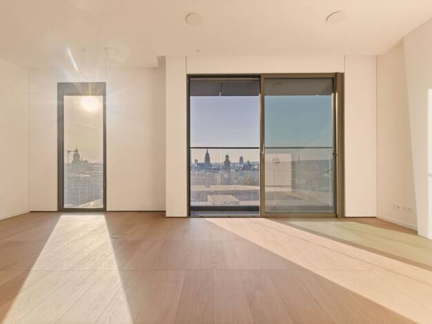 Wohnung zum Kauf - Erstbezug 675.000 € 1 Zimmer 39,9 m² 8. Geschoss Frankfurt am Main 60315
