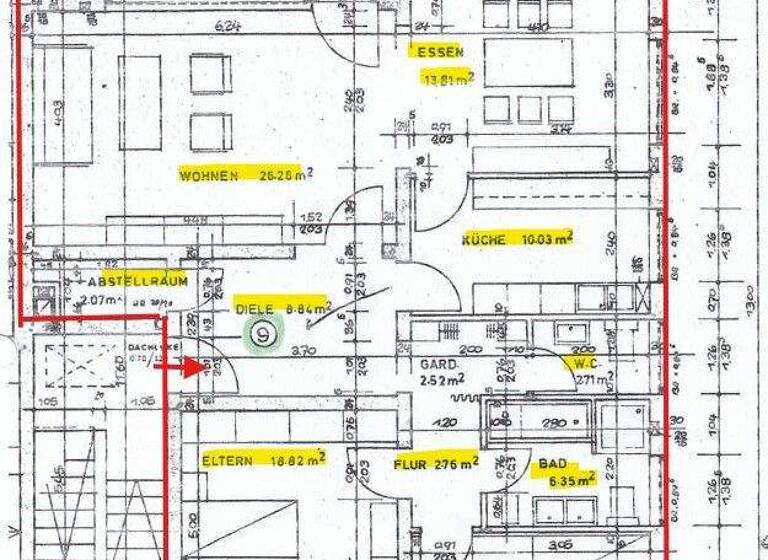 Wohnung zum Kauf 358.000 € 4 Zimmer 108,7 m² 2. Geschoss St Johann Saarbrücken 66123