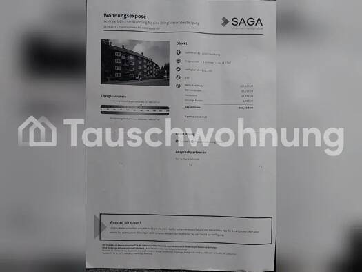 Studio zur Miete Tauschwohnung 308 € 1 Zimmer 19 m² Barmbek-Nord Hamburg 22307