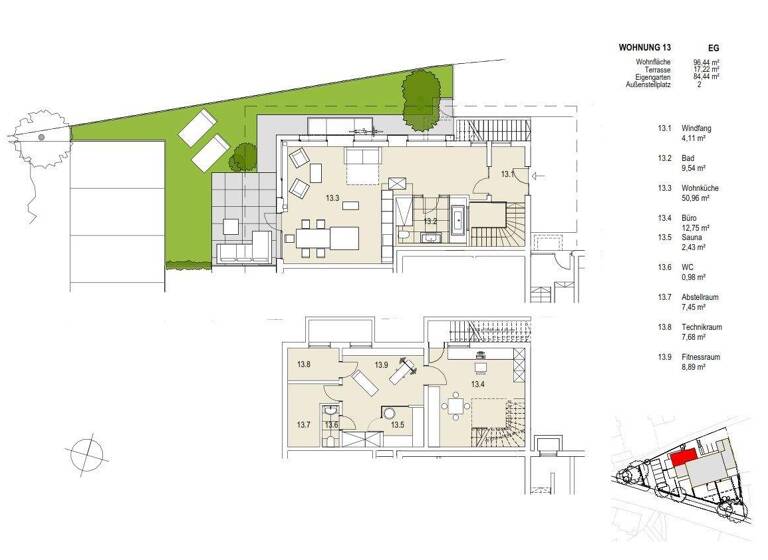 Doppelhaushälfte zum Kauf provisionsfrei 749.980 € 3 Zimmer 100,6 m² Glonner Strasse 27a Putzbrunn 85640