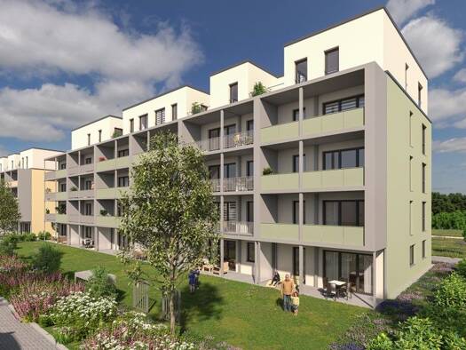 Terrassenwohnung zum Kauf - Neubau provisionsfrei 289.900 € 2 Zimmer 53 m² EG Alte Römerstraße 36 Langen Langen 63225