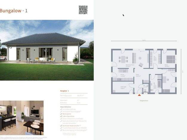 Bungalow zum Kauf 465.500 € 3 Zimmer 106 m² 402 m² Grundstück Lieblos Gründau - Lieblos 63584