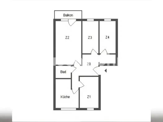 Wohnung zur Miete Tauschwohnung 442 € 4 Zimmer 82,2 m² 3. Geschoss Kirchsteigfeld Potsdam 14480
