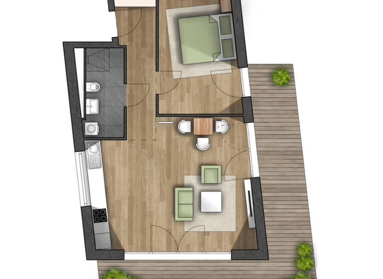 Wohnung zur Miete 1.000 € 2 Zimmer 75 m²<br/>Wohnfläche Theresienhain Bamberg 96052