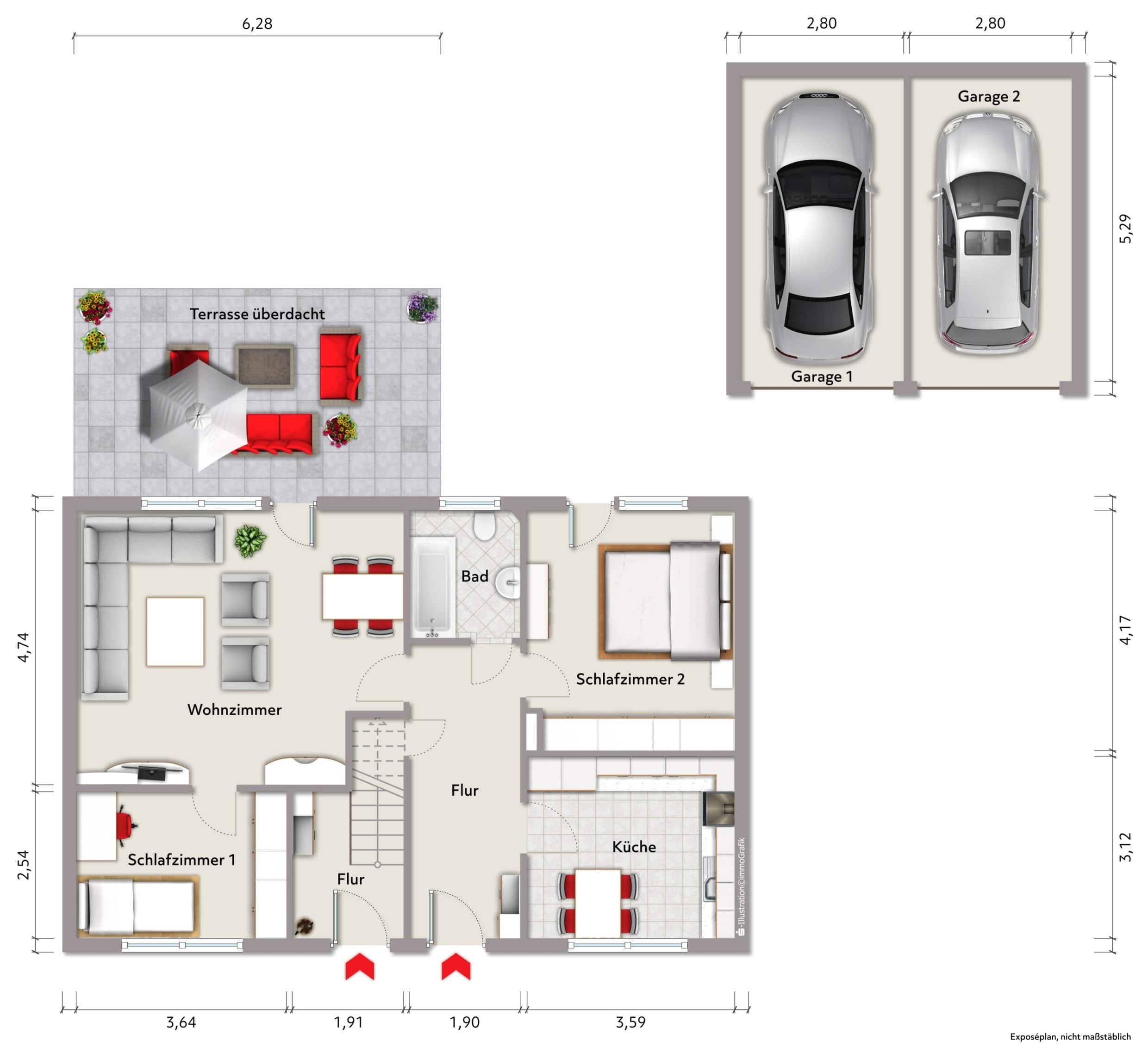 Mehrfamilienhaus zum Kauf 198.000 € 6 Zimmer 154,7 m²<br/>Wohnfläche 1.143 m²<br/>Grundstück Langendamm Varel 26316