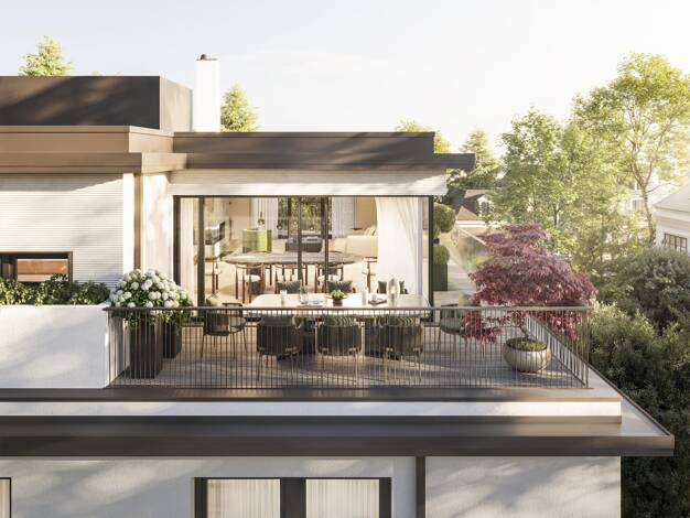 Penthouse zum Kauf - Erstbezug provisionsfrei 3.480.000 € 4 Zimmer 197,1 m² 3. Geschoss Harlaching München 81545