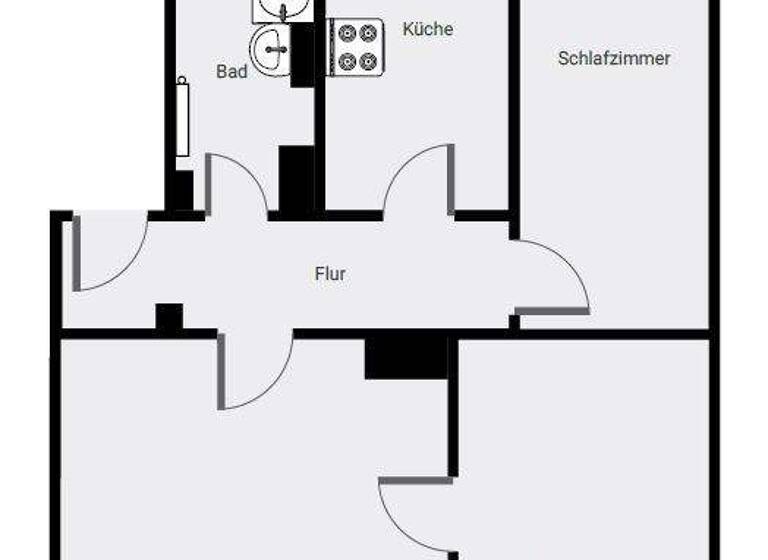 Wohnung zur Miete 728 € 3 Zimmer 68,1 m² 2. Geschoss frei ab 01.04.2026 Falkenstr. 12 Rabus Nürnberg 90461