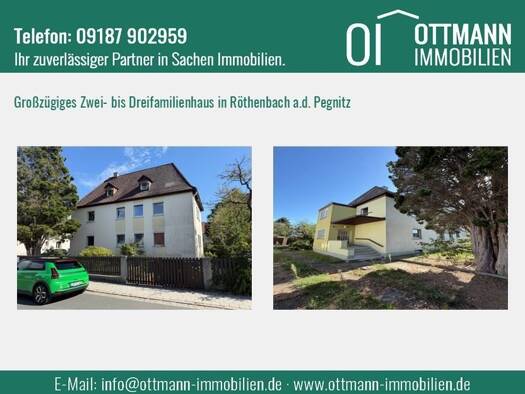 Mehrfamilienhaus zum Kauf 444.000 € 10 Zimmer 240 m² 660 m² Grundstück Röthenbach Röthenbach an der Pegnitz 90552