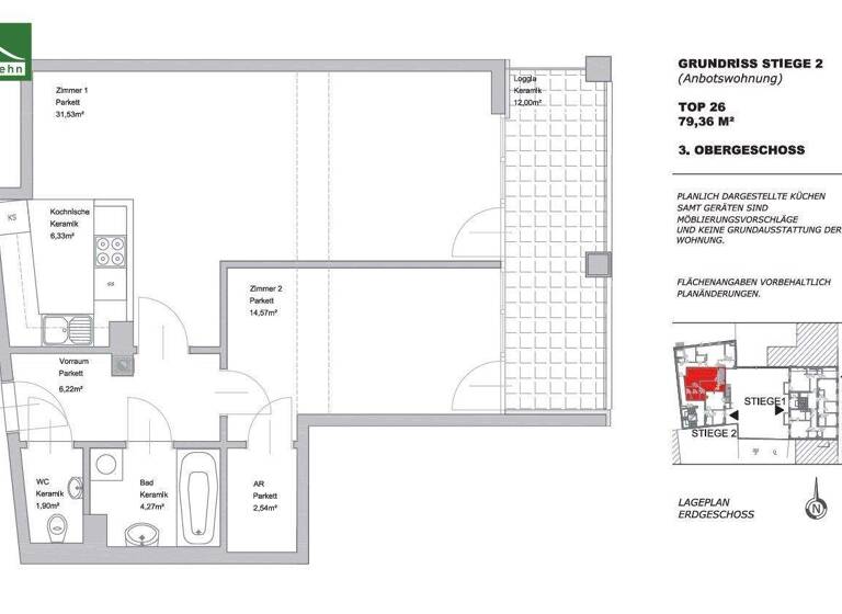 Wohnung zur Miete 930 € 2 Zimmer 67,4 m² 3. Geschoss frei ab 01.07.2026 Humboldtgasse 38 Wien 1100