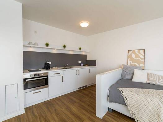 Studio zur Miete 900 € 1 Zimmer 24 m² frei ab 01.05.2026 Nordbahnhofstraße 15 Nord Stuttgart 70191