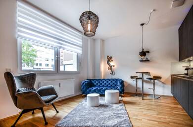 Wohnung zur Miete Wohnen auf Zeit 1.500 € 2 Zimmer 53 m² frei ab 01.08.2025 Deutz Köln 50679