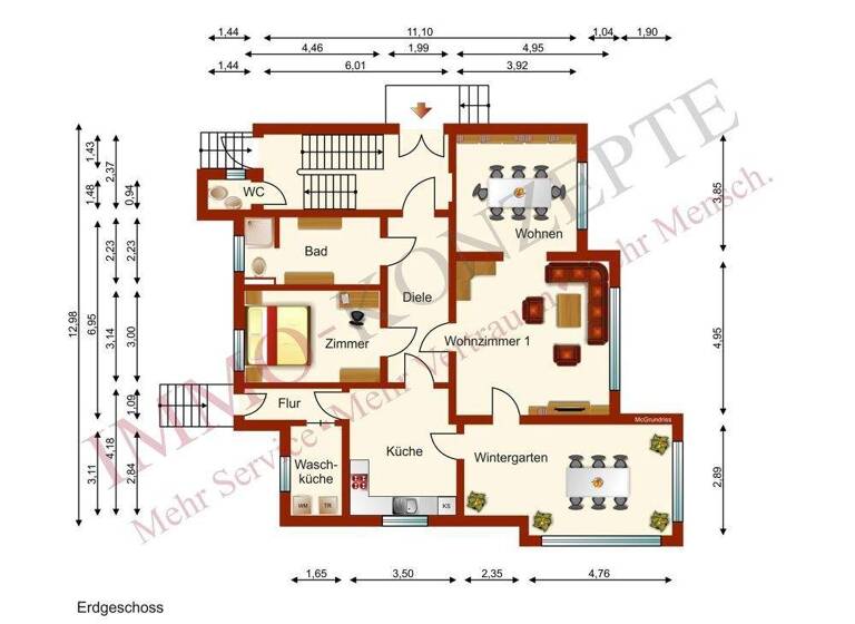 Villa zum Kauf - Erstbezug 285.000 € 8 Zimmer 235 m² 2.021 m² Grundstück Neuhaus 19273