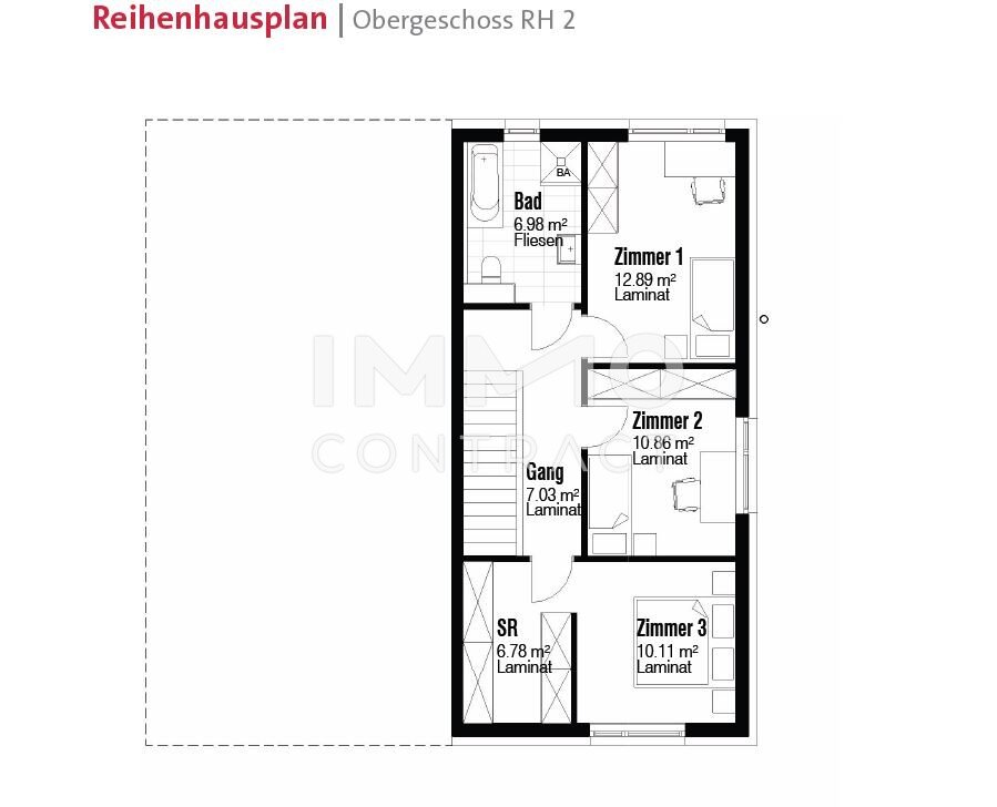 Reihenmittelhaus zur Miete 1.366 € 4 Zimmer 105,7 m²<br/>Wohnfläche 275,3 m²<br/>Grundstück Zagersdorf / Cogrstof 7012