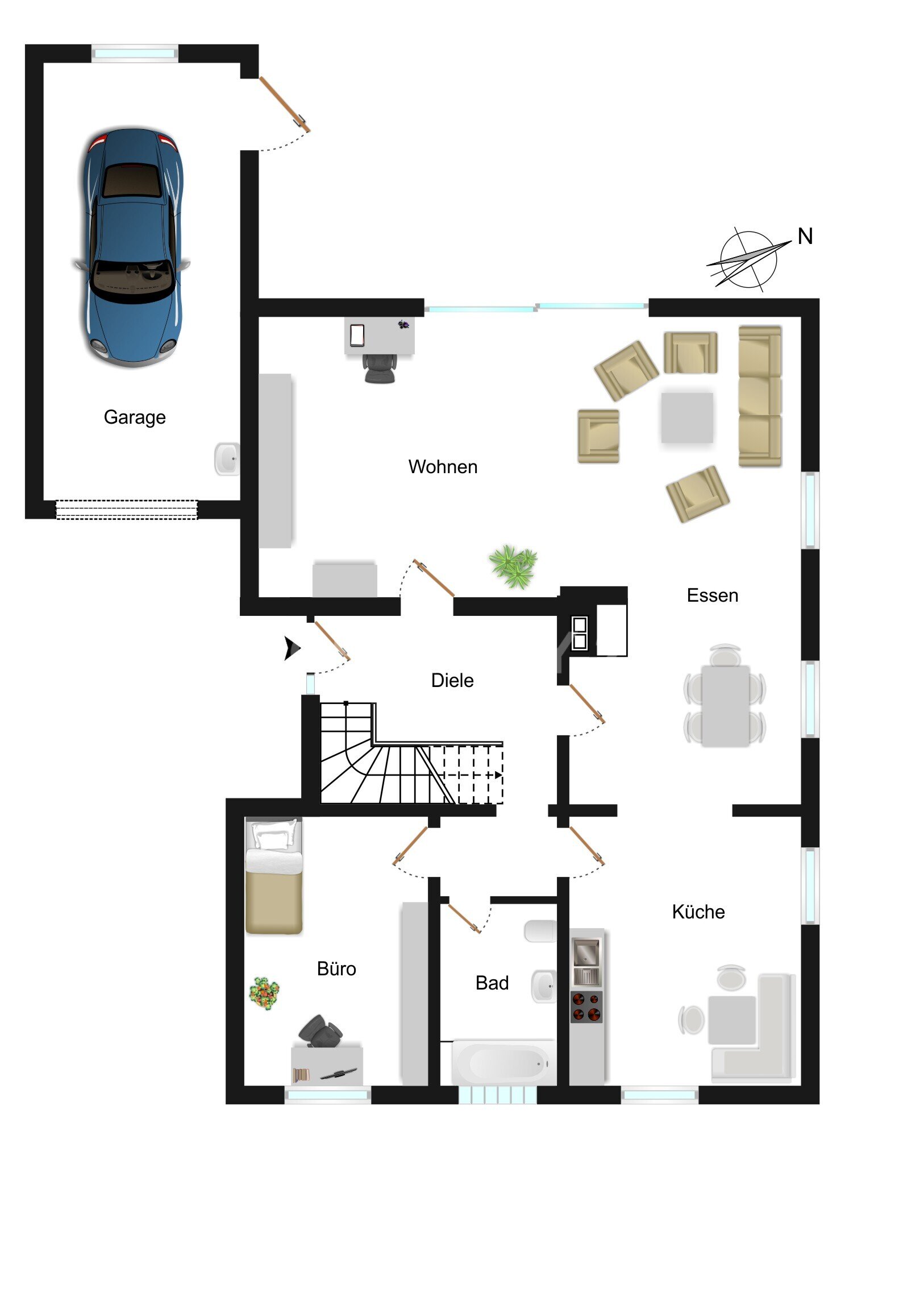 Einfamilienhaus zum Kauf 399.000 € 5 Zimmer 173 m²<br/>Wohnfläche 544 m²<br/>Grundstück Pfalzdorf Goch 47574