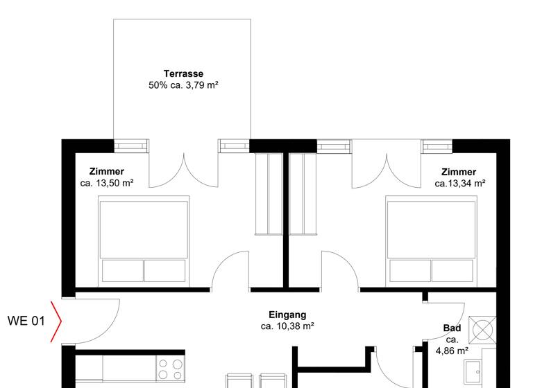 Wohnung zum Kauf 290.000 € 2 Zimmer 66 m²<br/>Wohnfläche Binz Ostseebad Binz 18609