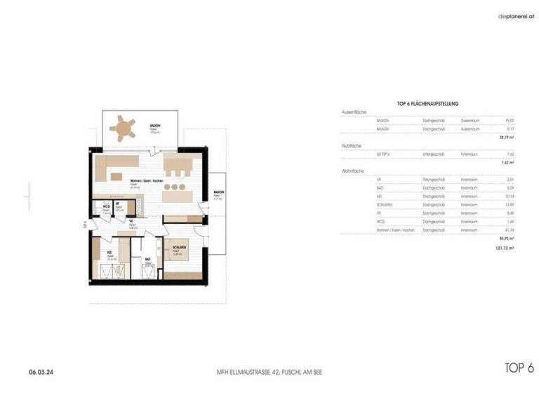 Wohnung zum Kauf - Erstbezug provisionsfrei 518.000 € 3 Zimmer 85,9 m² 2. Geschoss Fuschl am See 5330