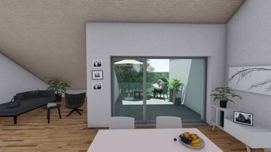 Wohnung zum Kauf - Neubau provisionsfrei 516.500 € 3 Zimmer 81,6 m² Dachgeschoss, EG Pfuhl Neu-Ulm 89233