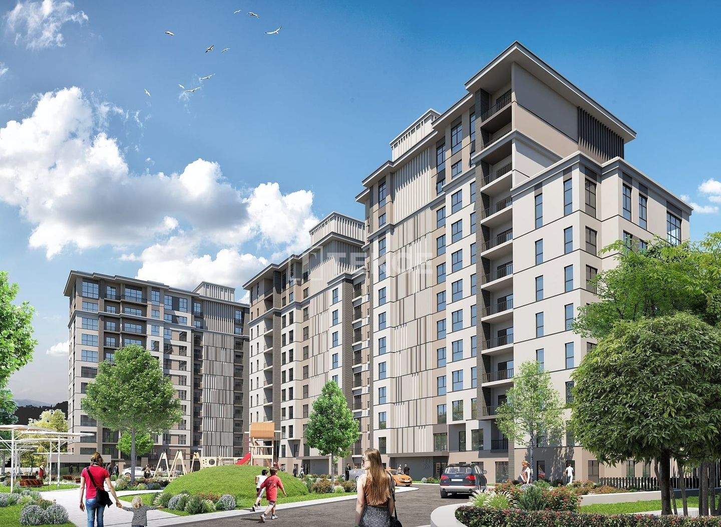 Immobilie in Söhrewald - Wohnungen in einer Anlage mit Pool, 800 m zur Hauptstraße in Avcilar - Bild 2