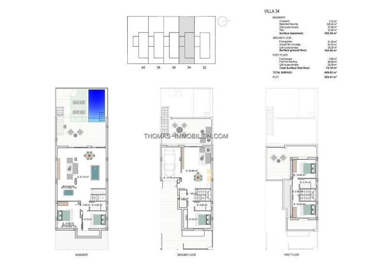 Haus zum Kauf 720.000 € 4 Zimmer 224 m² 203 m² Grundstück Los Alcazares 30710