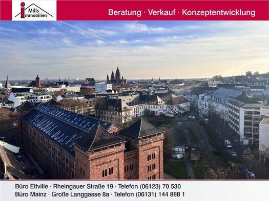 Wohnung zum Kauf 110.000 € 1 Zimmer 38 m² 11. Geschoss frei ab 01.03.2026 Altstadt Mainz 55116