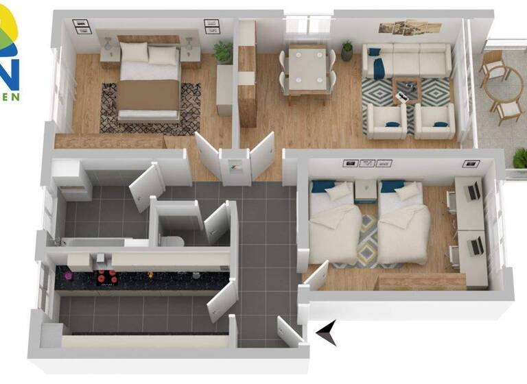 Wohnung zum Kauf 289.000 € 3 Zimmer 78 m² frei ab sofort Heilbronn Heilbronn , Neckar 74072