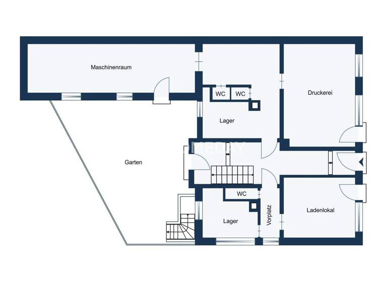 Wohnung zum Kauf 437.000 € 5 Zimmer 159 m² EG Gallus Frankfurt am Main 60326